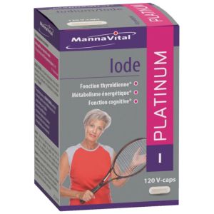 Mannavital Jodium Platinum V-caps 120