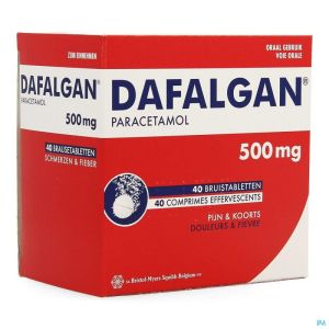 Dafalgan 500mg Bruistabletten 40