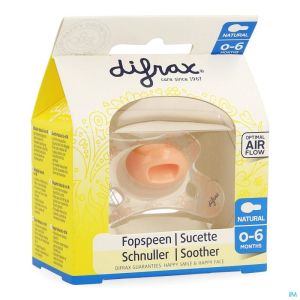 Difrax Fopspeen Natural 0-6 M Girl