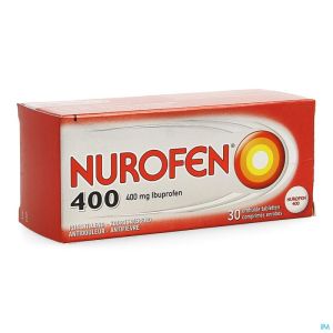 Nurofen Omhulde Tabl 30 X 400mg