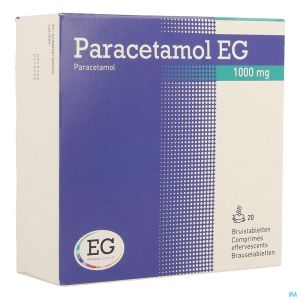 Paracetamol Eg 1000mg Bruistabl 20x1000mg
