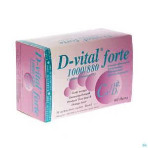 D-vital Forte Sinaas 1000/880 Zakje 30