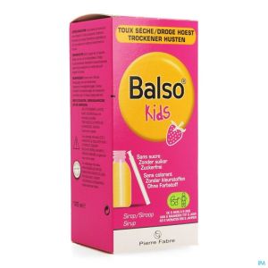 Balso Kids Hoestsiroop Z/suiker 125ml+pipet