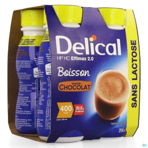 Delical Effimax 2.0 Chocolade 4x200ml