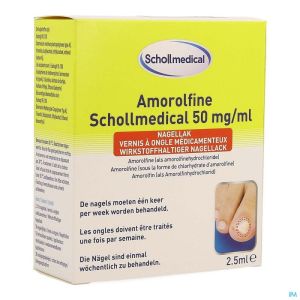 Scholl Amorolfine Vao 50mg/ml 2,5ml
