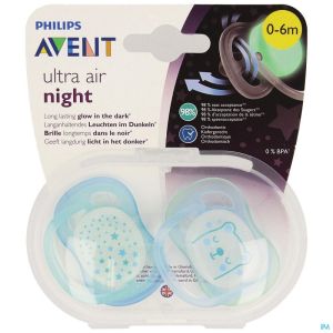Philips Avent Fopspeen +0m Air Night Boy
