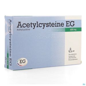 Acetylcysteine Eg 600mg Bruistabl 60x600mg