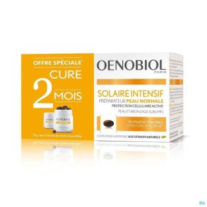 Oenobiol Solaire Intensif Kuur  Normale Huid 2x30 Caps