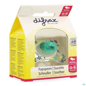 Difrax Fopspeen Silicoon Mini-dental Boy 0-6m 799