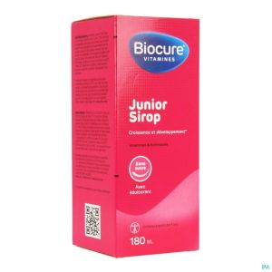 Biocure Junior Siroop Suikervrij 180ml