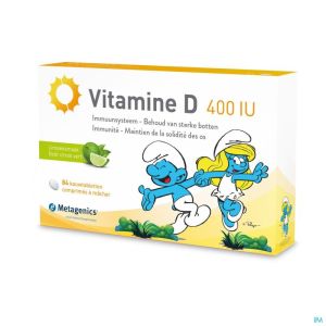 Vitamine D 400iu Metagenics Smurfen Comp 168