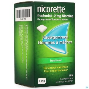 Nicorette Freshmint Kauwgom 105x2mg