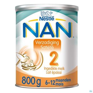 Nestlé NAN Verzadiging 2 Opvolgmelk Baby 6+ 800g