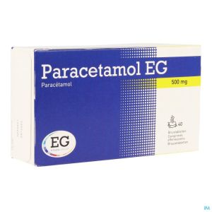 Paracetamol Eg 500mg Bruistabl 40x500mg
