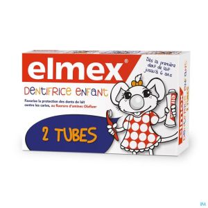 ELMEX® KINDERTANDPASTA TUBE 2x50ML