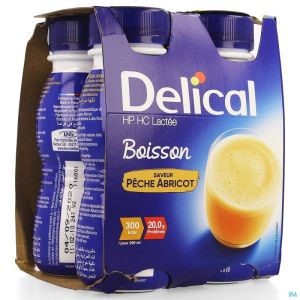 Delical Melkdrank Hp-hc P.-abr. 4x200ml Cfr4278669