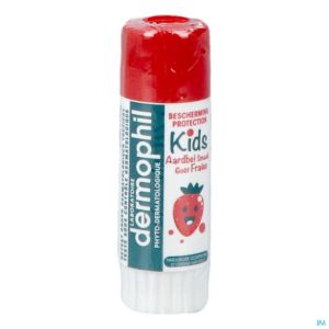 Dermophil Berscherming Lippen Kids Aardbei Stick4g