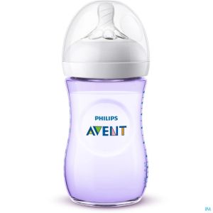 Philips Avent Natural 2.0 Zuigfles 260ml Paars SCF033/14