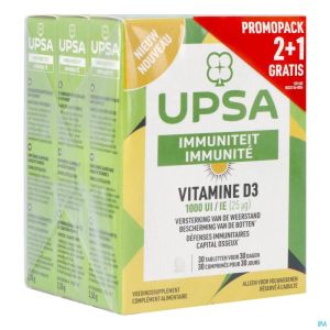 Upsa Vitamine D3 Tabl 3x30