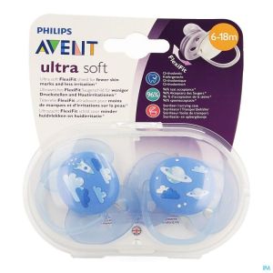 Philips Avent Fopspeen Soft Deco +6m Boy 2 SCF222/22