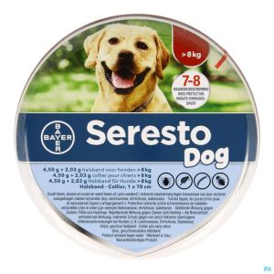 Seresto Dog 4,5g + 2,03 Halsband >8kg