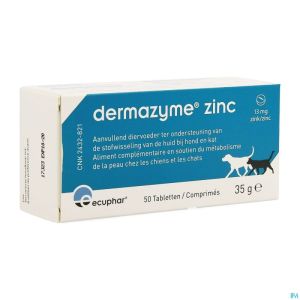 Dermazyme Zink Hond Comp 50
