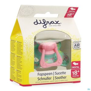 Difrax Fopspeen Sil Dental Xtr Sterk Girl +18m 342