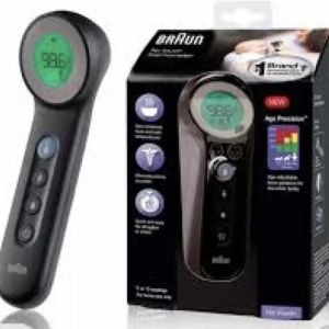 Braun Thermometer Z/cont.+contact Age Precis.zwart