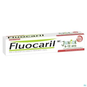 Fluocaril Tandpasta Junior Rood Fruit 75ml Nf