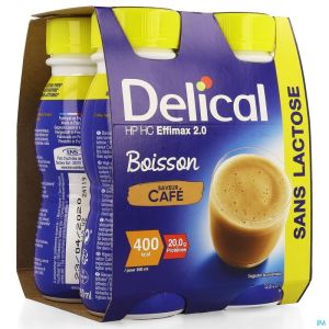 Delical Effimax 2.0 Koffie 4x200ml