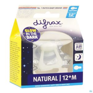 Difrax Fopspeen Natural 12+ Nacht