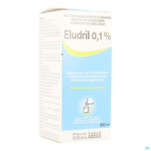 Eludril 0,1% Mondspoeling+gorgeldrank+doseur 200ml