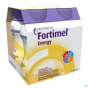 Fortimel Energy Banaan Flesjes 4x200ml