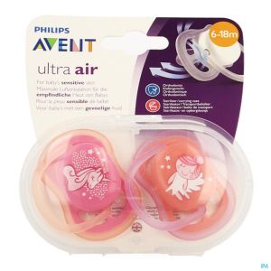 Philips Avent Fopspeen +6m Air Boy Deco Scf344/22