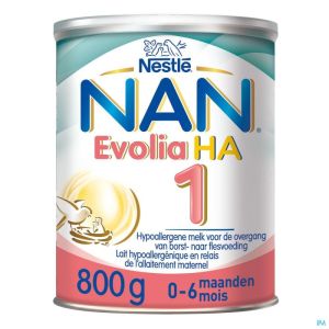 Nestlé NAN Evolia HA 1 Zuigelingenmelk Baby 0-6 Maanden 800g