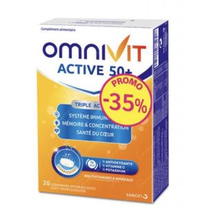 Omnivit Active Bruistabl 50+20 Promo -35%
