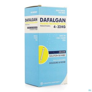 Dafalgan Pediatrie 30mg/ml Siroop Fl 90ml