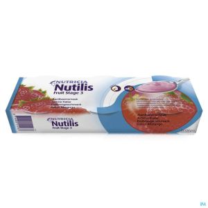 Nutilis Fruit Stage 3 Aardbei 3x150g