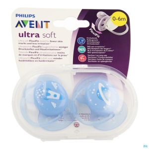 Philips Avent Fopspeen Soft Deco +0m Mix 2 SCF222/21