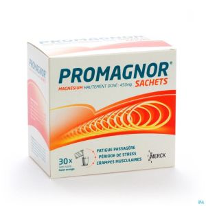 Promagnor: Hoog Gedoseerd Magnesium 450mg (30 zakjes)