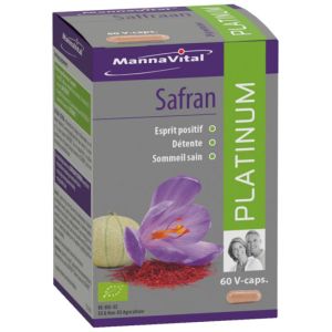Mannavital Bio Saffraan Platinum V-caps 60