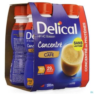 Delical Geconcentr. Koffie 4x200ml