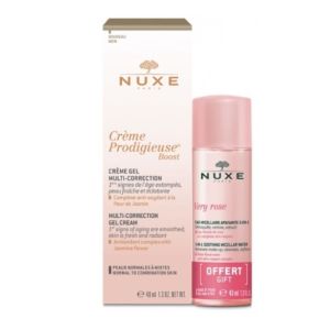 Nuxe Cr Prod Boost Gel Cr40ml+very Rose Eau Pn50ml