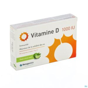 Vitamine D 1000iu Metagenics Tabl 84