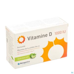 Vitamine D 1000iu Metagenics Tabl 168