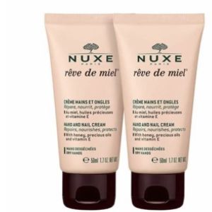 Nuxe reve de miel hand-nagelcreme    tube 2x50ml