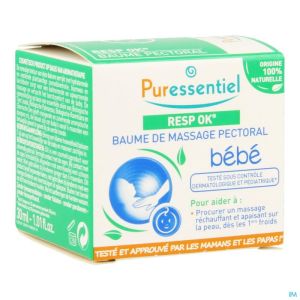 Puressentiel Ademhaling Massagebalsem Baby 30ml