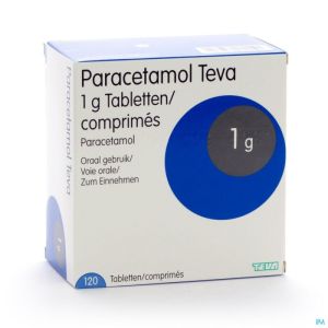 Paracetamol Teva 1g Tabl 120 X 1g Blister