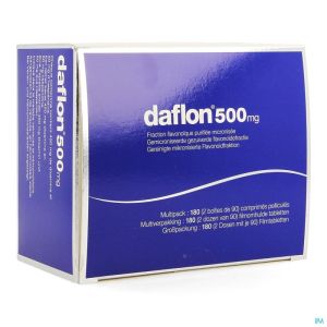 Daflon 500 Filmomh Tabl 180 X 500mg