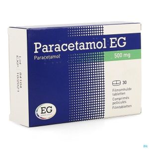 Paracetamol Eg 500mg Filmomh Tabl 30